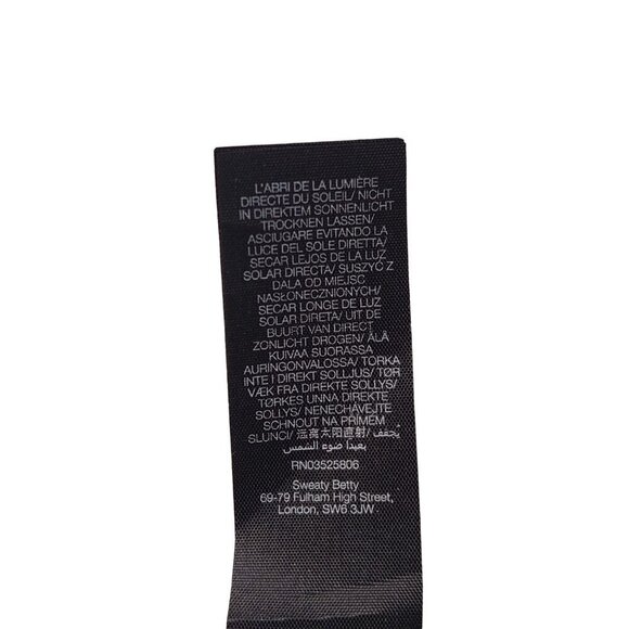 Sweaty Betty Take It Easy Tie Dye Black Dress Size S Sleeveless V Neck Pockets - Picture 10 of 14